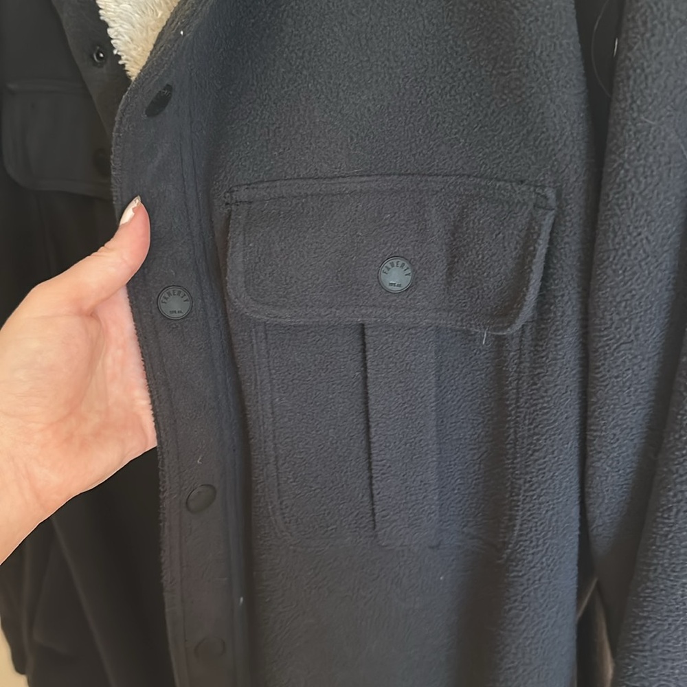 Faherty lined shirt jacket for men